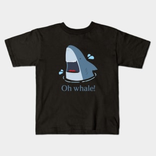 oh whale- funny Kids T-Shirt